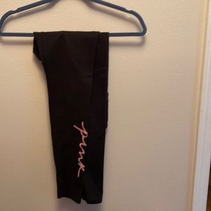 Pink cotton leggings
